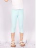 Kids Solid Color Stretchy Capri (3-7 Yrs)